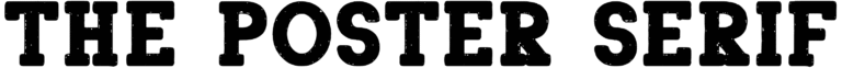 The Poster Serif Font