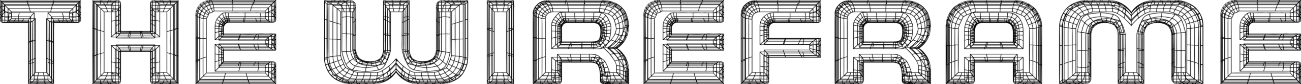The Wireframe Font