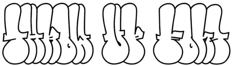 Throw-up Font