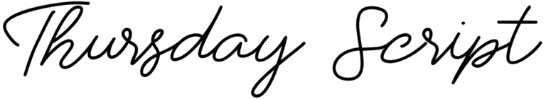 Thursday Script Font