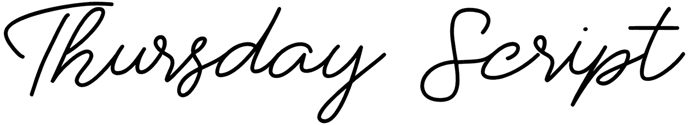 Thursday Script Font