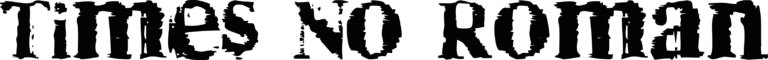 Times No Roman Font