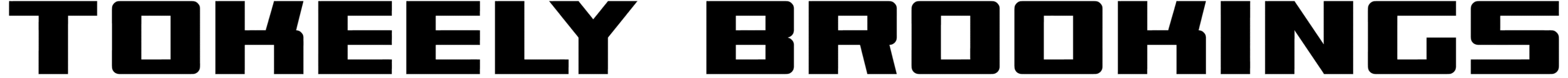 Tokeely Brookings Font
