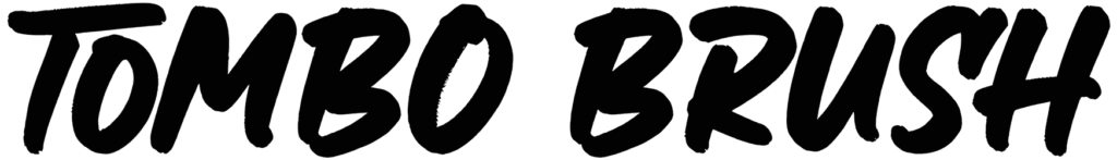 Tombo Brush Font