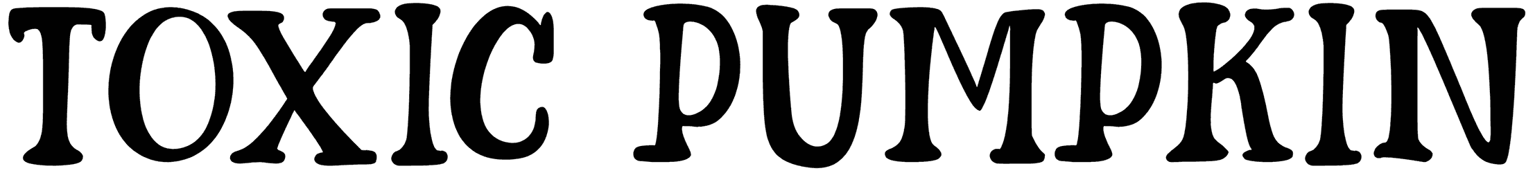 Toxic Pumpkin Font