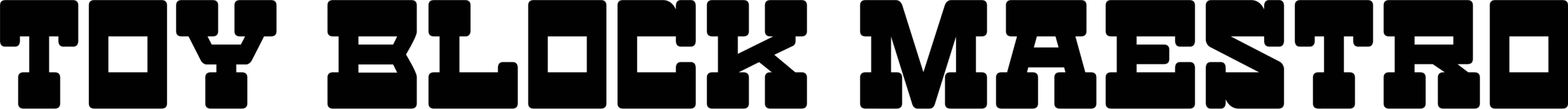 Toy Block Maestro Font