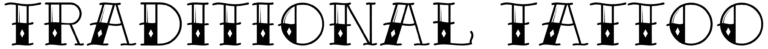 Traditional Tattoo Font