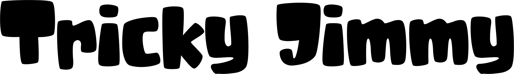 Tricky Jimmy Font