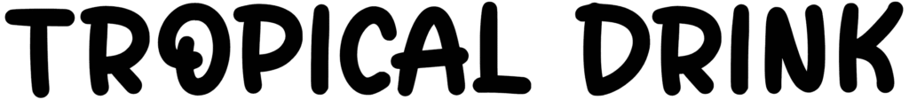 Tropical Drink Font