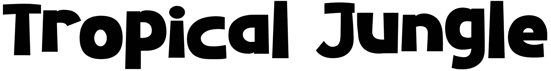 Tropical Jungle Font