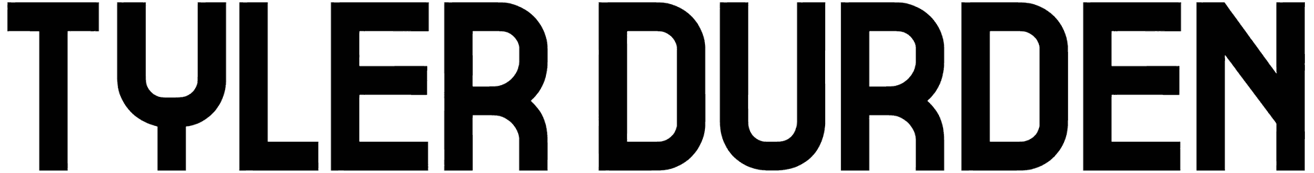 Tyler Durden Font