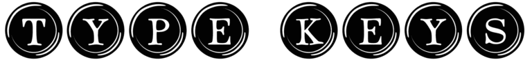 Type Keys Font