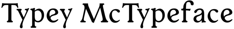 Typey McTypeface Font