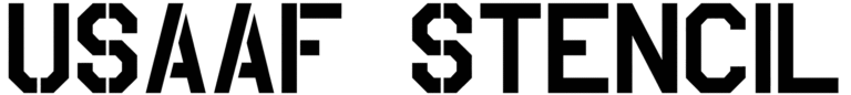 USAAF Stencil Font