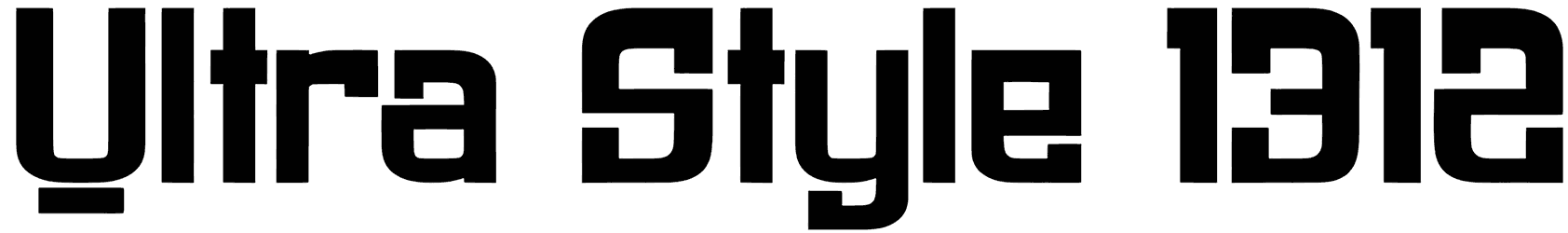 Ultra Style 1312 Font