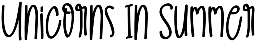 Unicorns In Summer Font