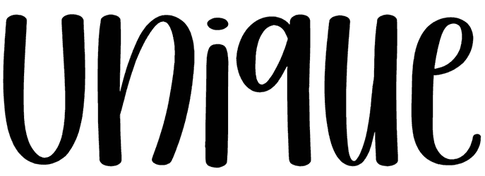 Unique Font