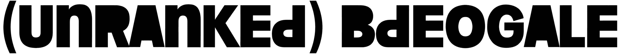 Unranked Bdeogale Font