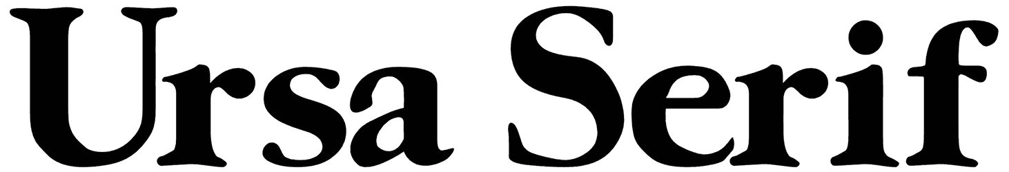 Ursa Serif Font