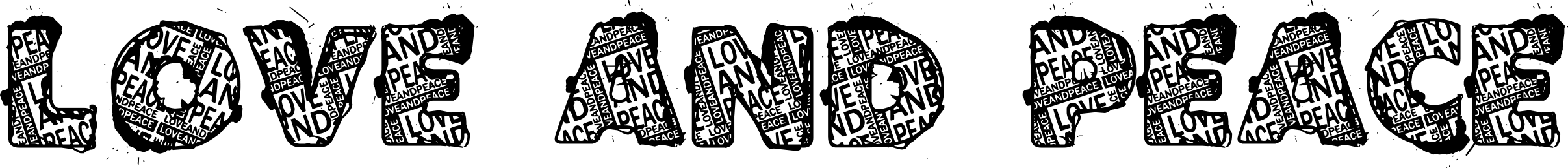 VTKS Love and Peace Font