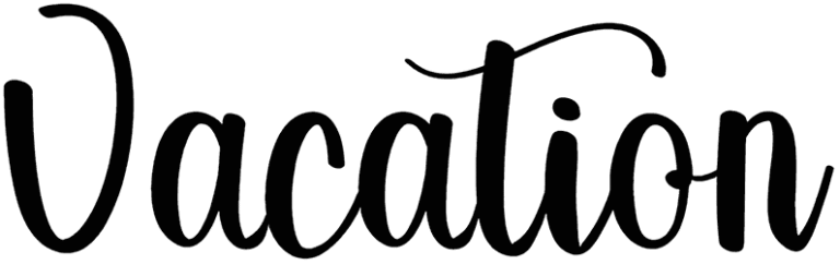 Vacation Font