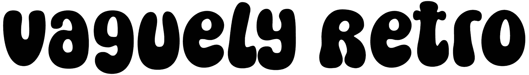 Vaguely Retro Font