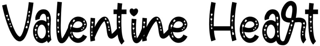 Valentine Heart Font