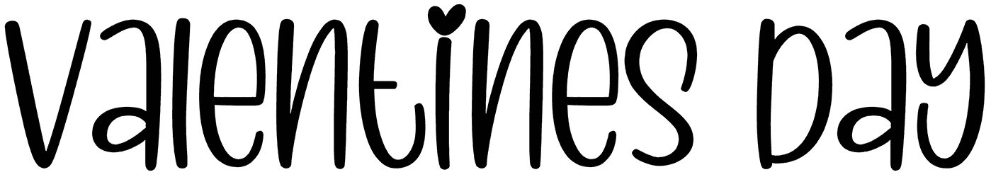 Valentines Day Font