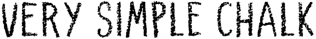 Very Simple Chalk Font