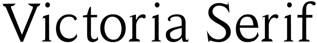 Victoria Serif Font