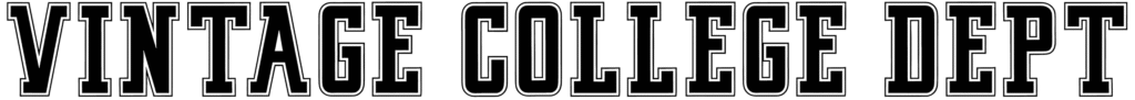 Vintage College Dept Font