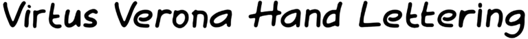 Virtus Verona Hand Lettering Font
