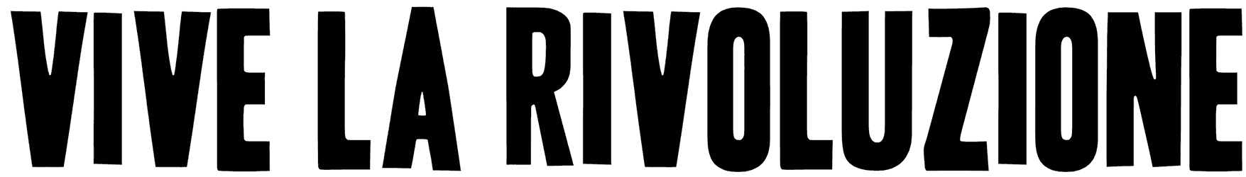 Vive La Rivoluzione Font