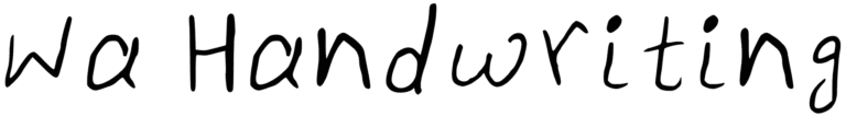 Wa Handwriting Font