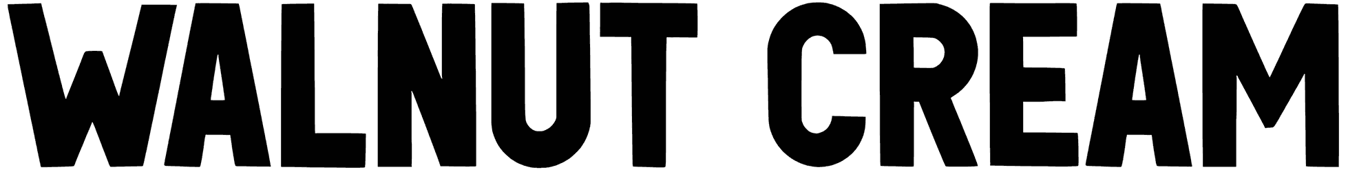 Walnut Cream Font