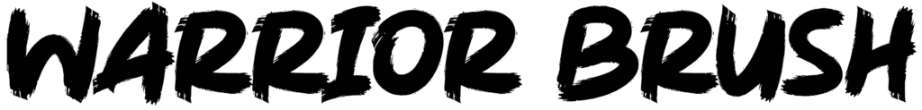 Warrior Brush Font