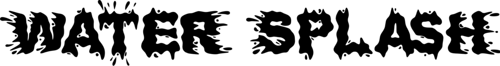 Water Splash Font