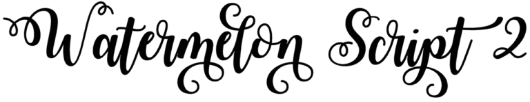 Watermelon Script 2 Font