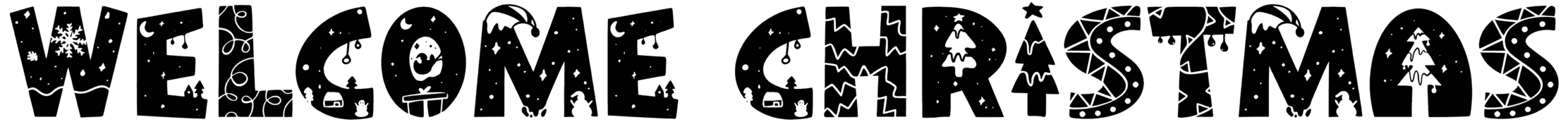 Welcome Christmas-Font