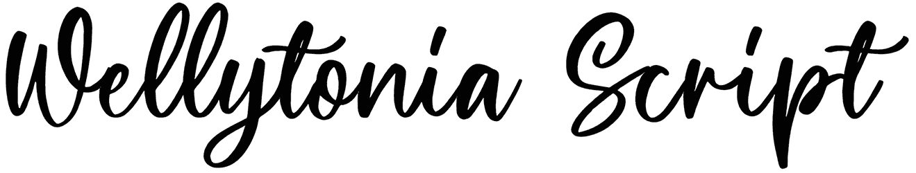 Wellytonia Script Font