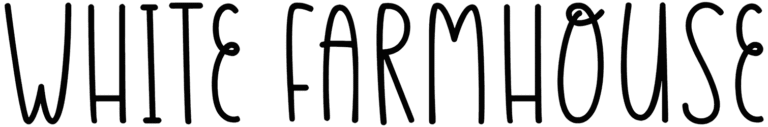 White Farmhouse Font