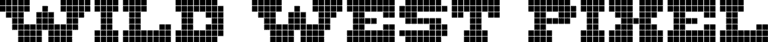Wild West Pixel Font