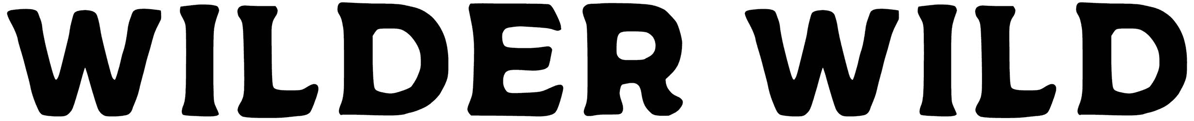 Wilder Wild Font