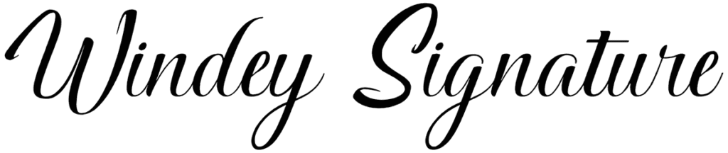 Windey Signature Font