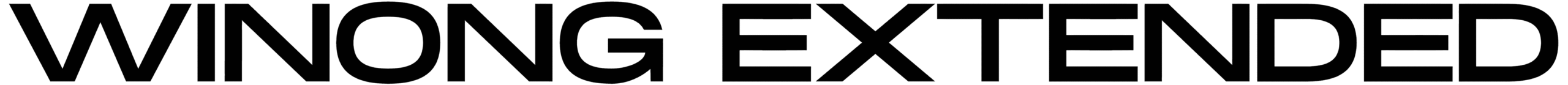 Winong Extended Font