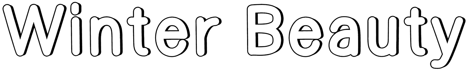 Winter Beauty Font