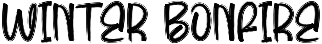 Winter Bonfire Font