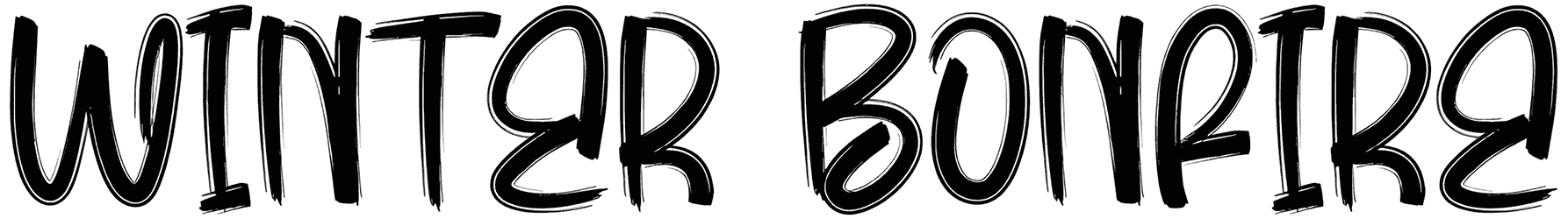 Winter Bonfire Font
