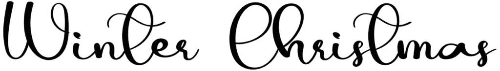 Winter Christmas Font