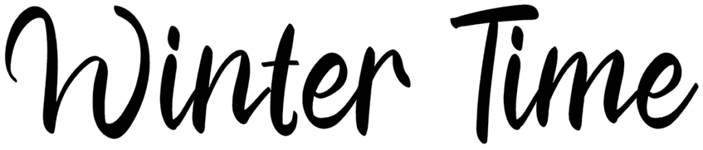Winter Time Font